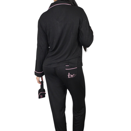 3Pcs Love Triangle Pajamas