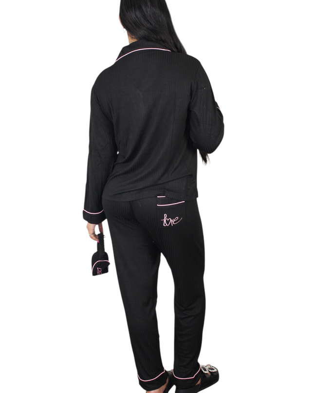 3Pcs Love Triangle Pajamas