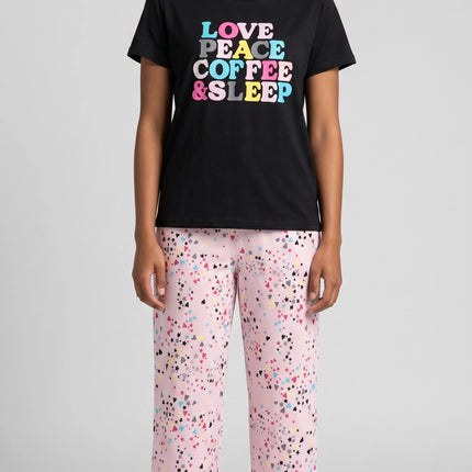 Summer Short-Sleeve and Carpi's Pjs Cotton Blend Set