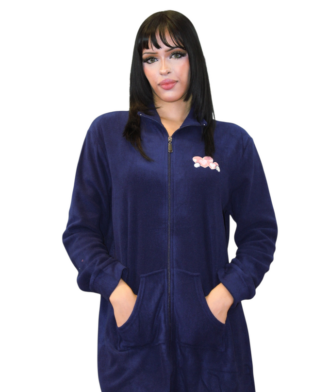 Front Zipper Fall Winter Nightgowns