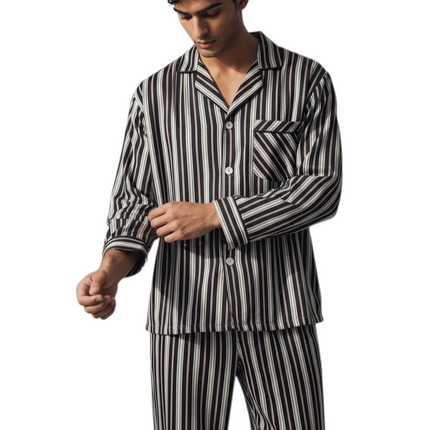 Men' PJ' Set With Button Pants