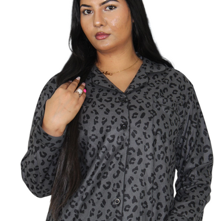 2PCS  Pajama Dark Brown