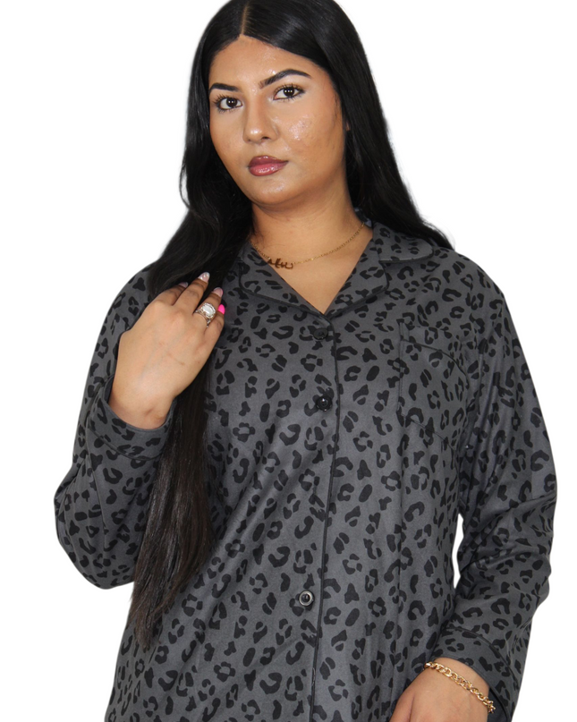 2PCS  Pajama Dark Brown