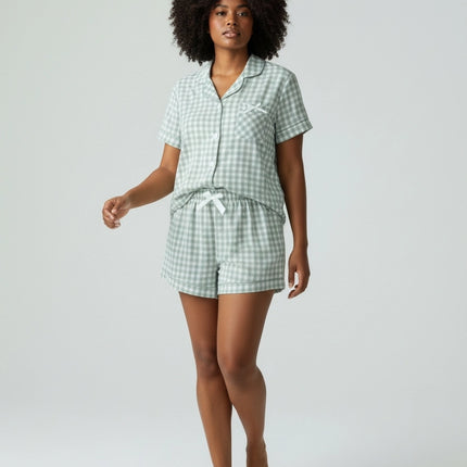 Lounge Wear and Pajamas Top and Shorts