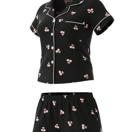 3pcs Pajamas and Lounge Wear Set Short