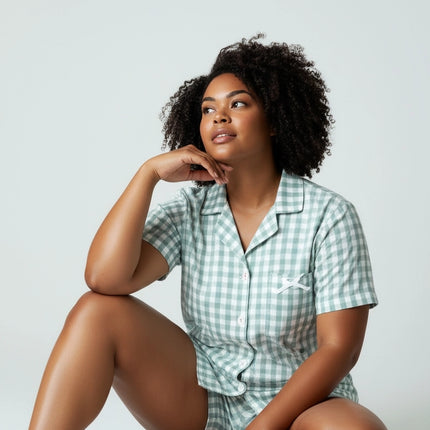 Lounge Wear and Pajamas Top and Shorts