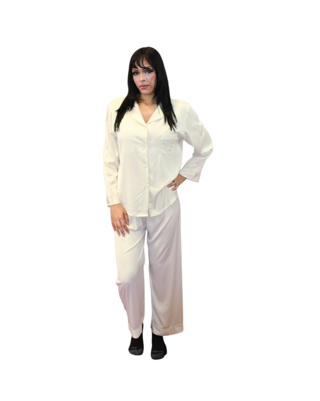 2Pcs Silk Pajamas