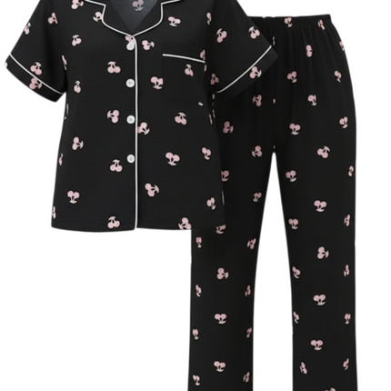 3pcs Pajamas and Lounge Wear Set Pant