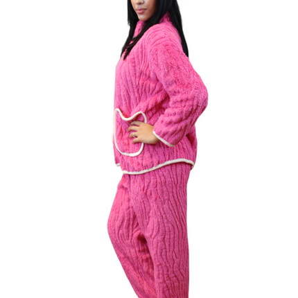 Hot Pink Winter Loungewear's