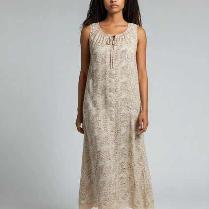 Sleeveless Organic Cotton Nighty