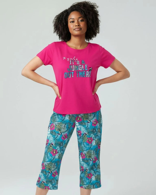 Summer Short-Sleeve and Carpi's Pjs Set