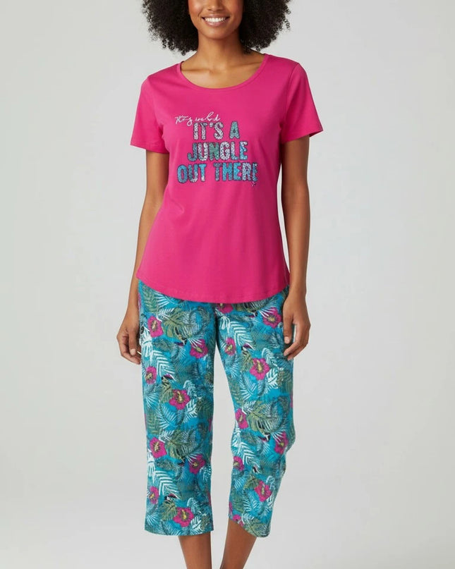Summer Short-Sleeve and Carpi's Pjs Set