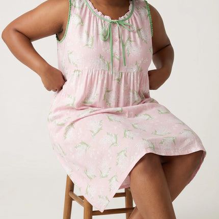 Women 100% Nightgown Sleepwear Soft And Comfortable