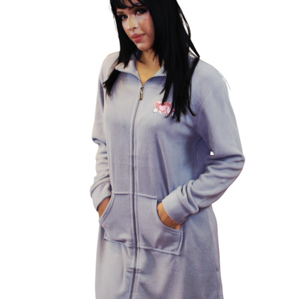 Front  Zipper  Loungewear