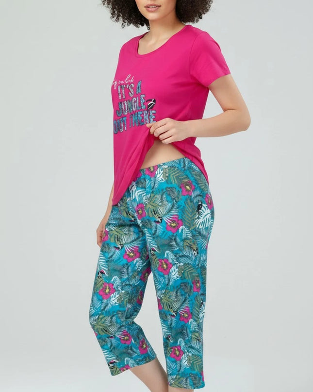 Summer Short-Sleeve and Carpi's Pjs Set
