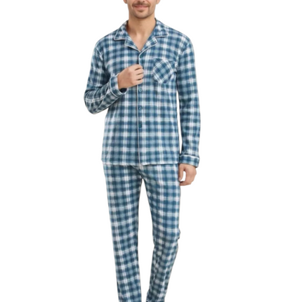Men's 100% Cotton Pajamas Set