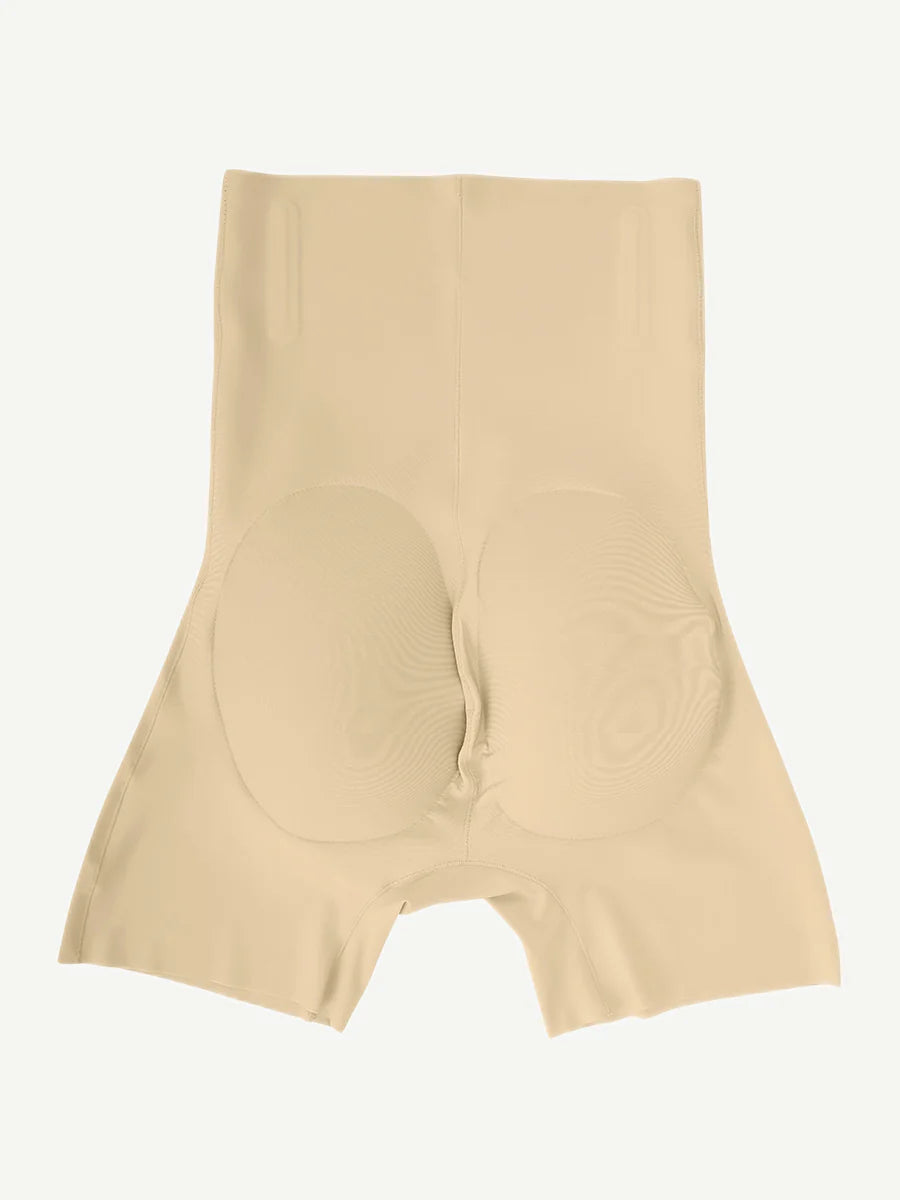 High Waist Air Slim Butt Lifter Built-in Removable Buttock Pads