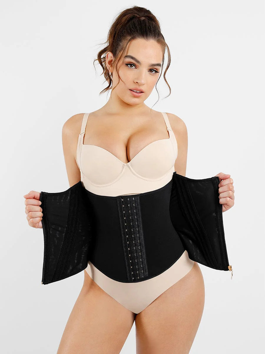 High Compression 15 Built-in Steel Bone Tummy Control Waist Trainer